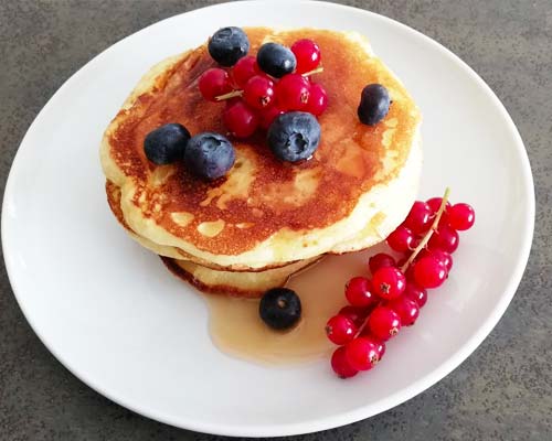 Beeren-Pfannkuchen